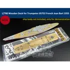 1/700 Wooden Deck for Trumpeter 05752 French Battleship Jean Bart 1955 Model Kit