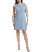 Michael Kors Collection Wool-Blend Shift Dress