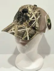 Ducks Unlimited Green Wing Camouflage Hat Mesh Back Snapback Mossy Oak YOUTH NWT