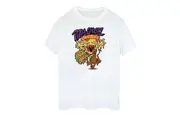 Scooby Doo Boys Pizza Ghost Cotton T-Shirt (White) - UTBI638