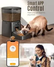 oneisall Automatic Cat Feeder, 3.5L Smart Timed Pet Feeder