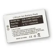 Battery for Creative Labs BA20203R79903 Nomad Jukebox Zen MP3 73PD000000005 NEW