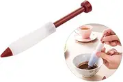 OKUMEYR Silicone Cake Decorating Pen Chocolate Descoring Pen for Cookies Baking Tools for Pastry DIY (13.5x2.7cm)