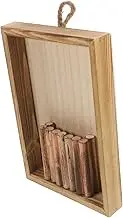 SUPVOX Handmade Wooden Wall Hanging Frame Rustic Farmhouse Window Frame Decor for Indoor & Outdoor Use for Home Party and Holiday Decorations
