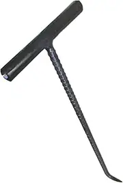Manhole Covers with T-Shaped Iron Hook - Sturdy Handhole Puller Tool with Handle & 5cm Tips for Vaults, Grates, Septic & Sewer Lids - Ultimate Remover Tool!