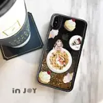 INJOYMALL FOR IPHONE 6 / 6S 愛甜食米格魯 透明 閃亮 流沙手機殼 保護殼