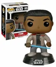 BARNES & NOBLE Star Wars Finn Lightsaber # 85 Bobble-Head