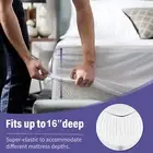 100% Terry Cotton Waterproof Mattress Protector Sheet SB/QB/KB/LS Size Wateproof