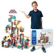 Kids 335PCs Marble Run Ball Race Track Construction Building Block Game STEM Toy