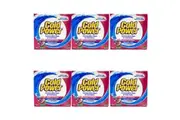 6x Cold Power Laundry Detergent Powder Advanced Clean w Fabric Softener 1kg