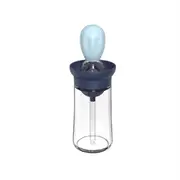 Robo Wendy Measure Oil Bottle With Brush Spice Dropper Container 180ml-Blue