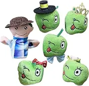 Finger Puppet Set - Finger Puppets Set for todddlers | Finger Toys | Set of 6 Farm Fruits Puppets for Kid | Mini Hand Puppets Suitable for Kids | Interactive Preschool Activity for Boys & Girls