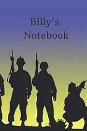 Billy's Notebook: Personalised Army Cover Notebook | 160 Ruled Pages | 6x9 Journal | Paperback Diary | Glossy Finish
