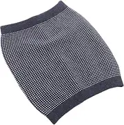 Cashmere Elastic Waist Support Belt for Fitness Kidney Warmer Lightweight and Discreet Lumbar Support Brace Grey for Home Workout and Sports