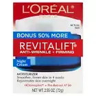 L'Oreal Paris Revitalift Anti-Wrinkle & Firming Night Cream Bonus Size 2.55 oz..