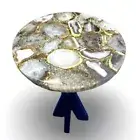 Agate Stone End Table – Luxury Coffee Table Top – Handmade Gemstone Table tops
