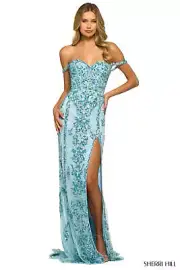 Sherri Hill 55445 Evening Dress ~LOWEST PRICE GUARANTEE~ NEW Authentic