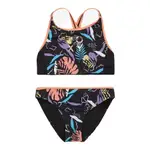Roxy Girls Active Crop Top Two Piece Swim Set