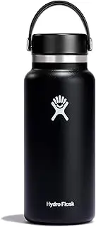 Hydro Flask Wide Mouth Bottle with Flex Cap 32 oz Black