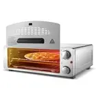 Pizza Oven Baker Indoor Fits 12" Pizza, 4-Slice Convection Toaster Oven Cooki...
