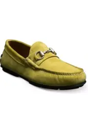 Allen Edmonds Men's Sebastian Lime Green Driving Moc Horsebit Loafer Size 10.5 D