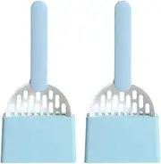 Snblzhef Cat Litter Scoop Cat Litter Scoop with Base Cleaning Cat Litter Box Shovel Kitten Toilet Cleaning Tools Pet Supplies B