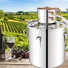 30L Water Alcohol Distiller Home Beer Wine Brewing Kit Distilling Equipment