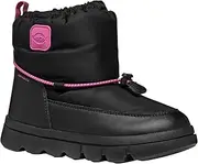 [Geox] J WILLABOOM Girl B A Snow Boot, Black/Fuchsia, 0 UK, Black Fuchsia, 0 UK