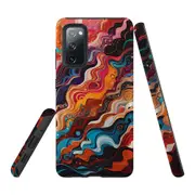 For Samsung Galaxy S20 FE Tough Protective Cover, Waves Of The Sun