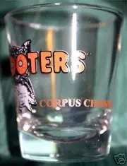 NEW Hooters Shotglass Shot glass-Corpus Christi, TX