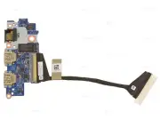 Dell OEM Latitude 3440 Right-side IO Circuit Board USB Ports and RJ45 W400X