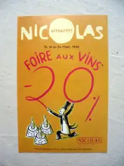 Dupuy & Berberian Nicolas Pub Fairs Aux Wines 1999 IN Mint