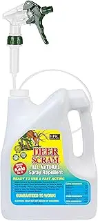 Deer Scram All Natural Granular Repellent - All-Natural, Animal, People and Pet Safe Granule from EPIC Repellents (1 Gallon, RTU)
