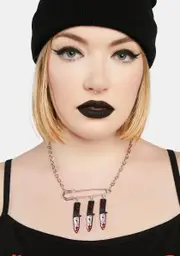 You're Next Knife Necklace