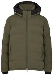 Sandbanks Banks Quilted Shell Jacket - Khaki - M M