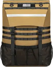 SLINRKE Spare Tire Trash Bag - Spare Tire Storage Bag, Fits up to 40" Tire, Heavy Duty Tailgate Trash Bag for Jeep, Truck, SUV or Car (Brown)