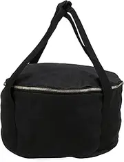 Portable Camping Cookware Storage Bag,Cast Iron Skillet Bag Heavy Duty Chef Bag Camping Pot Storage Bag Travel Portable Dustproof Cast Iron Pan Stoves Carry Bag for Picnic (黒)