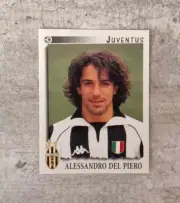 Alessandro Del Piero Juventus Calciatori 1997-98 Panini Stickers #165 MINT