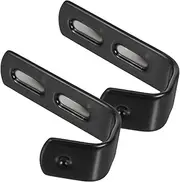 Mobestech 2pcs Bunk Bed Hook - Heavy Duty Metal Ladder J Hanger Loft Bed Space-Saving Utility Hooks Hardware Replacement with Screws for Home