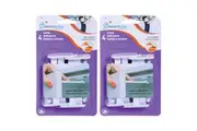 8pc Dreambaby Adhesive Cabinet Drawer Baby Safety Latches Lock Long Self-Locking