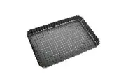 Perfect Crust Non-Stick Loose Base Rectangular Flan/Quiche Pan - 31x21x3.5cm