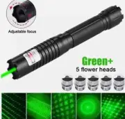 THOR M 532nm 1MW Adjustable Focus Green Laser Pointer Pen Beam Light Flashligh
