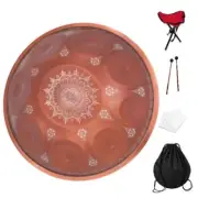 Handpan Drum 9Notes, 18 Inches, In G Minor, with A Handpan Stand, Backpack,