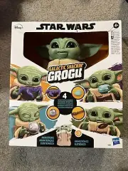 Star Wars - Mandalorian - Galactic Snackin' Grogu - Animatronic Toy - 40+ Sounds