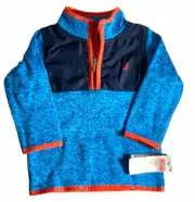 New Nautica Baby Jacket Sweater 12M Pullover Quarter Zip
