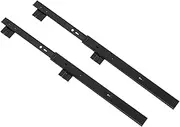 SEWACC 1Pair Durable Keyboard Tray Slide Out Rails for Office Desks Heavy Duty Design Rack for Smooth Sliding Premium Cold Rolled Computer Accessories Easy Installation