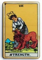 The Strength Tarot Incense Holder Tray Incense Burner Holder Incense Sticks Yoga