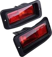 TDTAPN 2 x Rear Bumper Reflector Light Tail Light Compatible for Mitsubishi Pajero Montero Pajero Sport 1999-2008