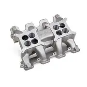 Holley Dual Carburetted Intake Manifold LS1, LS2, LS6 Mid Rise, Dual Plane 2 x 4150 - HO300-120