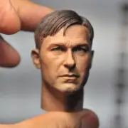 1/6 Male Soldier Head Sculpt WWII Army Figure For 12inch Body Doll Toys